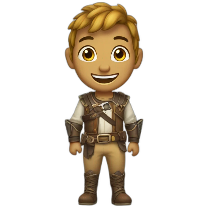 Arlequina, sorriso encantador emoji