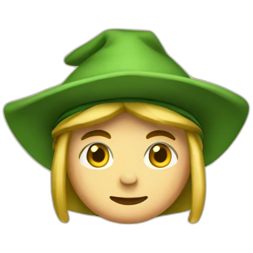link with hat emoji