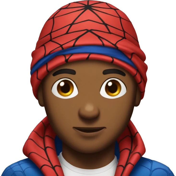 Spiderman in a durag emoji