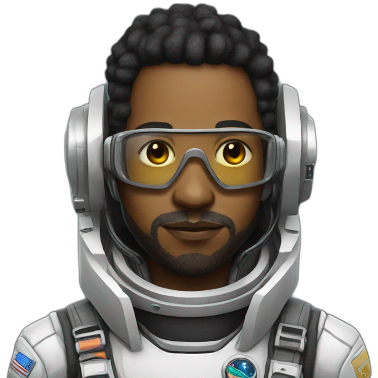 cyberpunk astronaut emoji