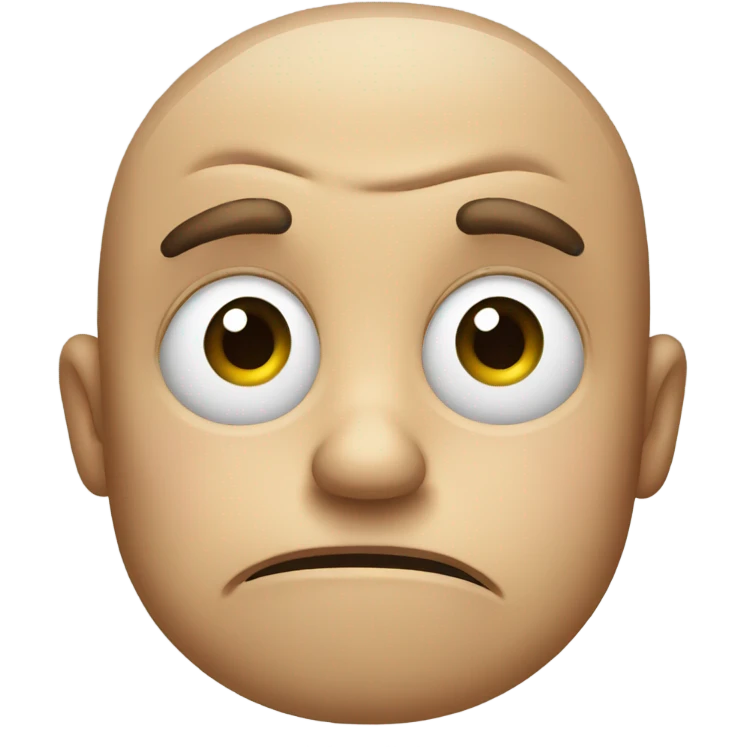 disgusted face emoji