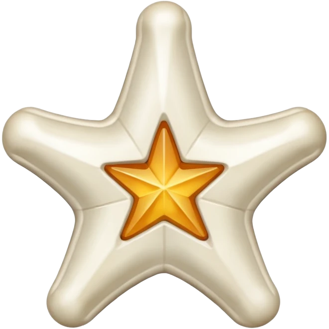 starshape made of bone emoji