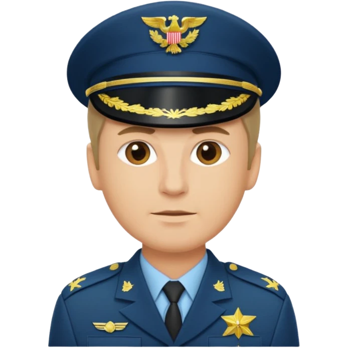 Quiero un señor uniformado de soldado  emoji