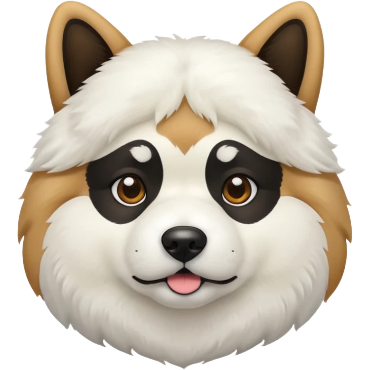 Akita blanco emoji