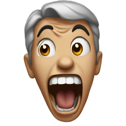 Screaming emoji