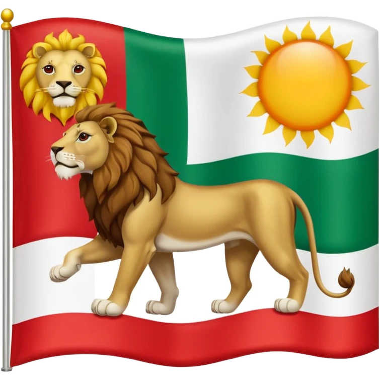 پرچم پهلوی emoji