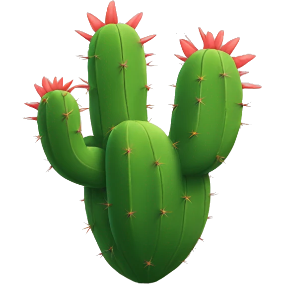 heart that looks like a cactus emoji