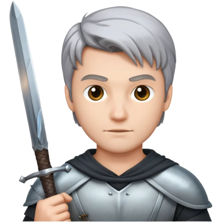 a man holding sword emoji