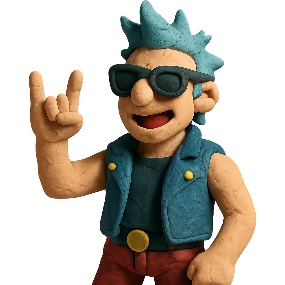 cool funny rocker emoji