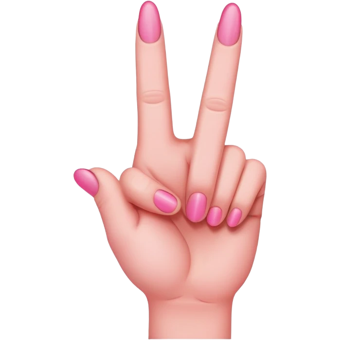 pink middle finger emoji