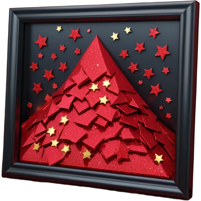 glitter red office emoji