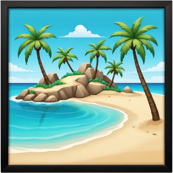 Deserted Island emoji