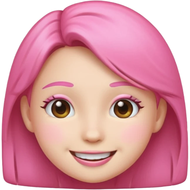 make me a discord emoji saying im just a girl make it pink emoji