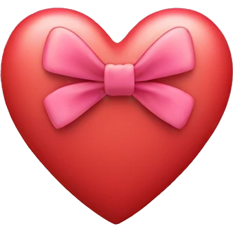 heart with bow on top emoji