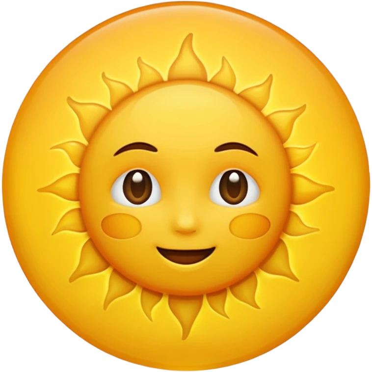 Sun emoji
