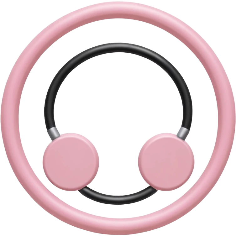light pink pilates magic circle emoji