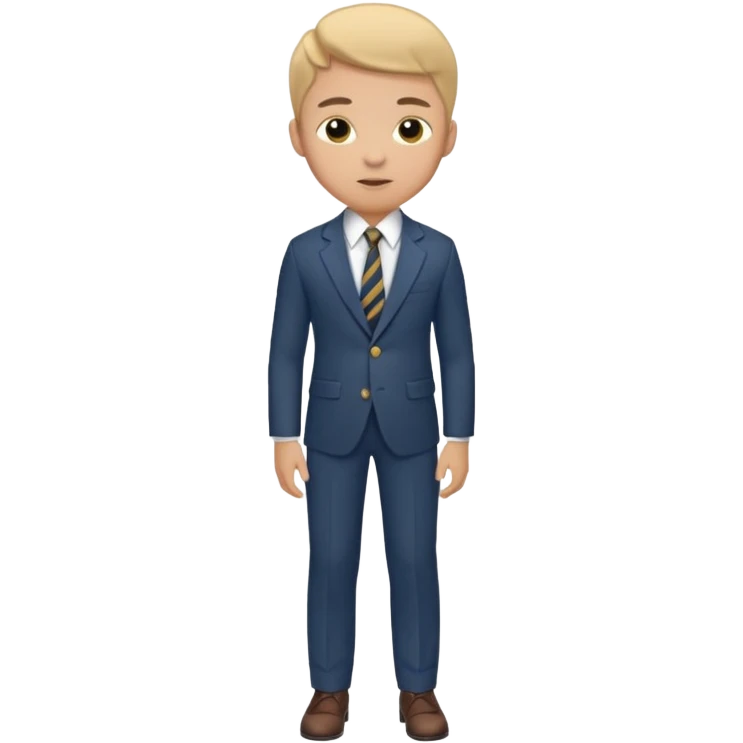 Young man, tailored trousers, a crisp button-down shirt, a blazer, and tie, portrait

 emoji