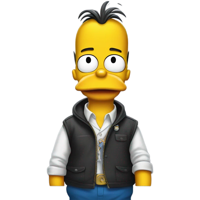 Bart donald duck emoji