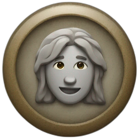 a button for Biblical visual art emoji