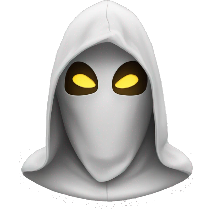 mysterious masked hooded man emoji