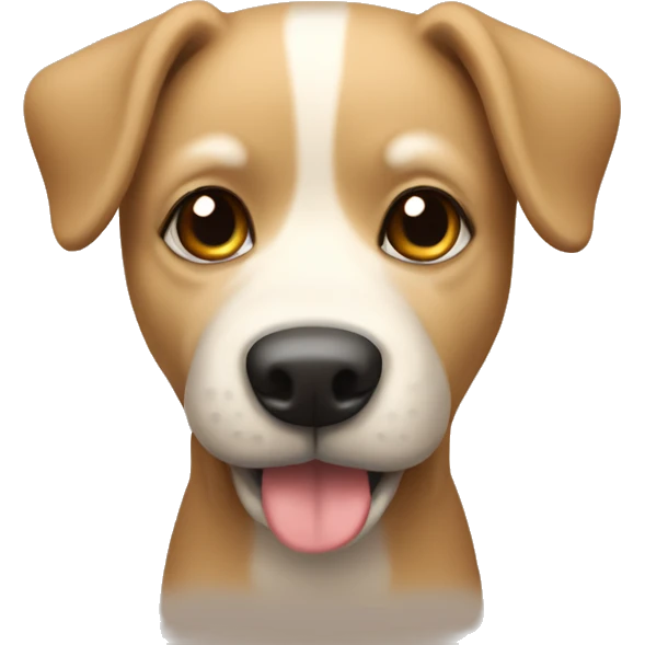 Un perro beige pequeño emoji
