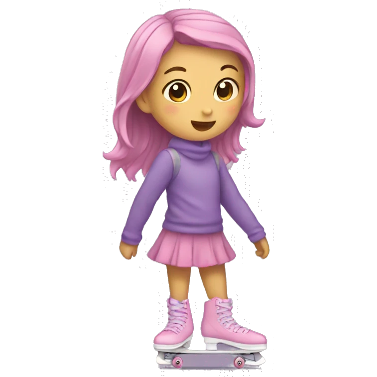 Soft girl skating  emoji