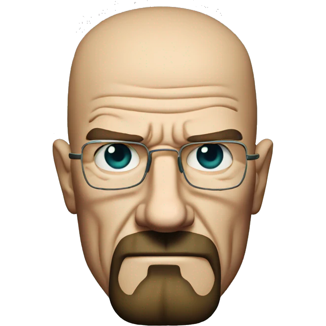 Walter white with a serious expression  emoji