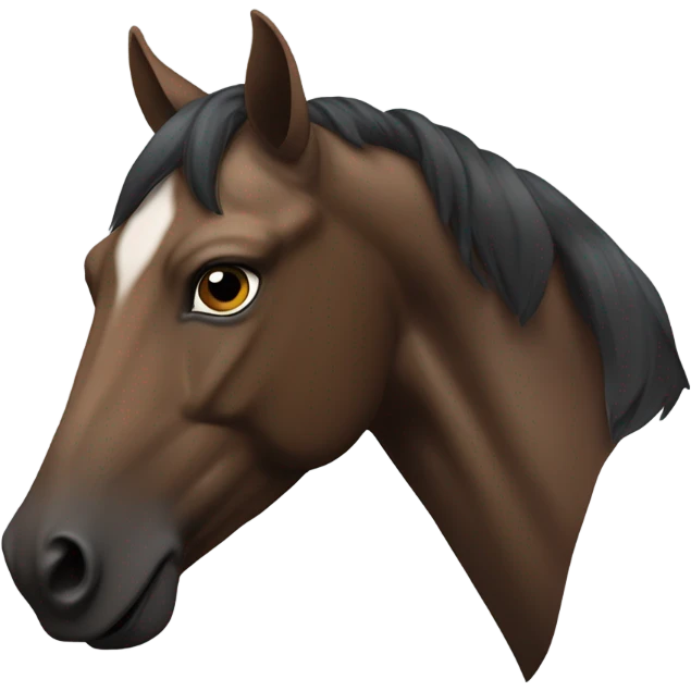 racing horse head emoji