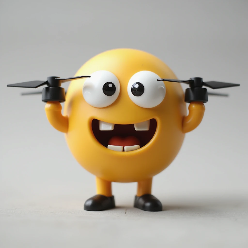 A realistic style drone emoji emoji