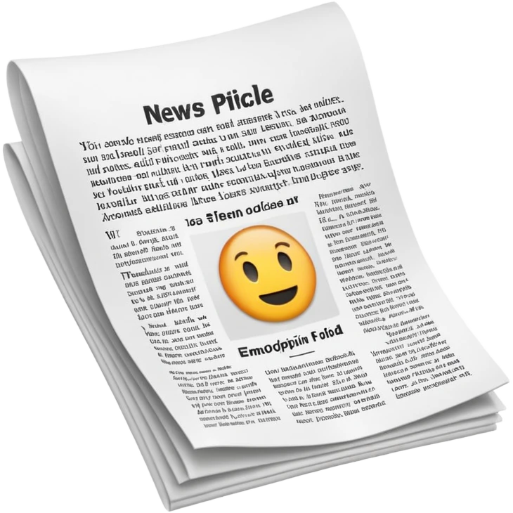 News article emoji