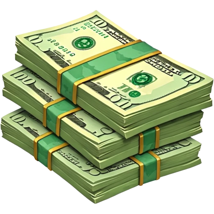 Falling value of the dollar emoji