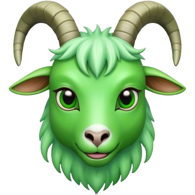 alien goat emoji