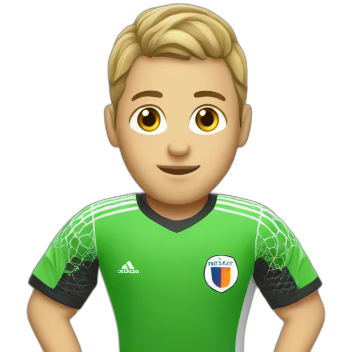 Goalkeeper soccer emoji