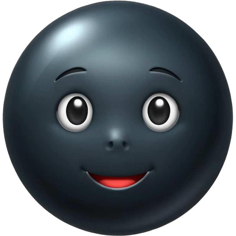 black pearl black colour solid black  emoji