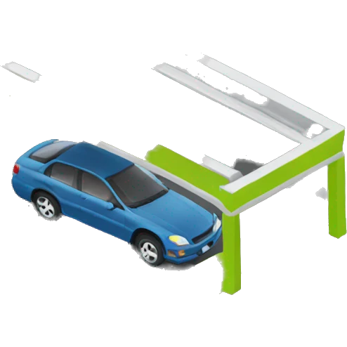 Ombrière de parking emoji