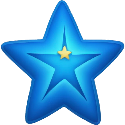 Blue star emoji