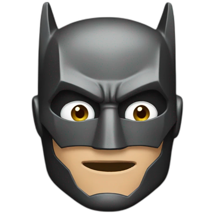 batman man stop hand emoji