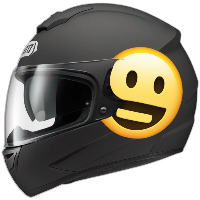 freeze motorcycle helmet emoji