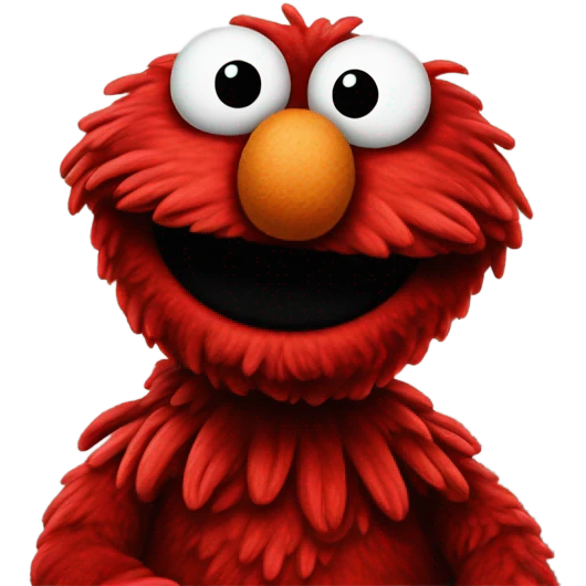Elmo happy emoji