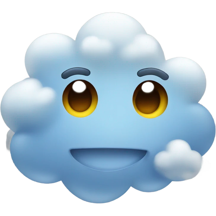 Cloud smiling  emoji