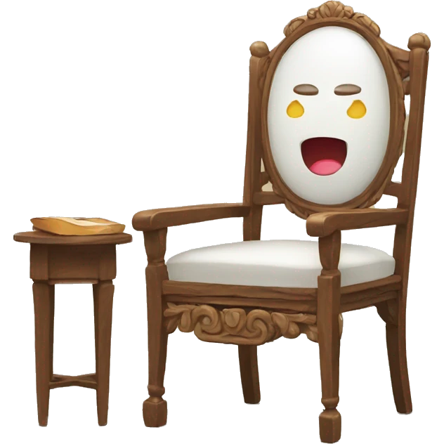 russia on chair emoji