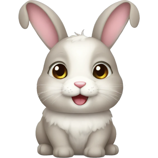 cute bunny emoji