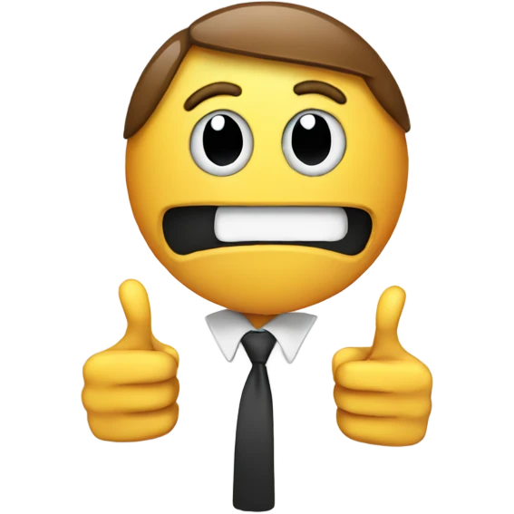 emoji face with wide eyes holding two thumbs up emoji
