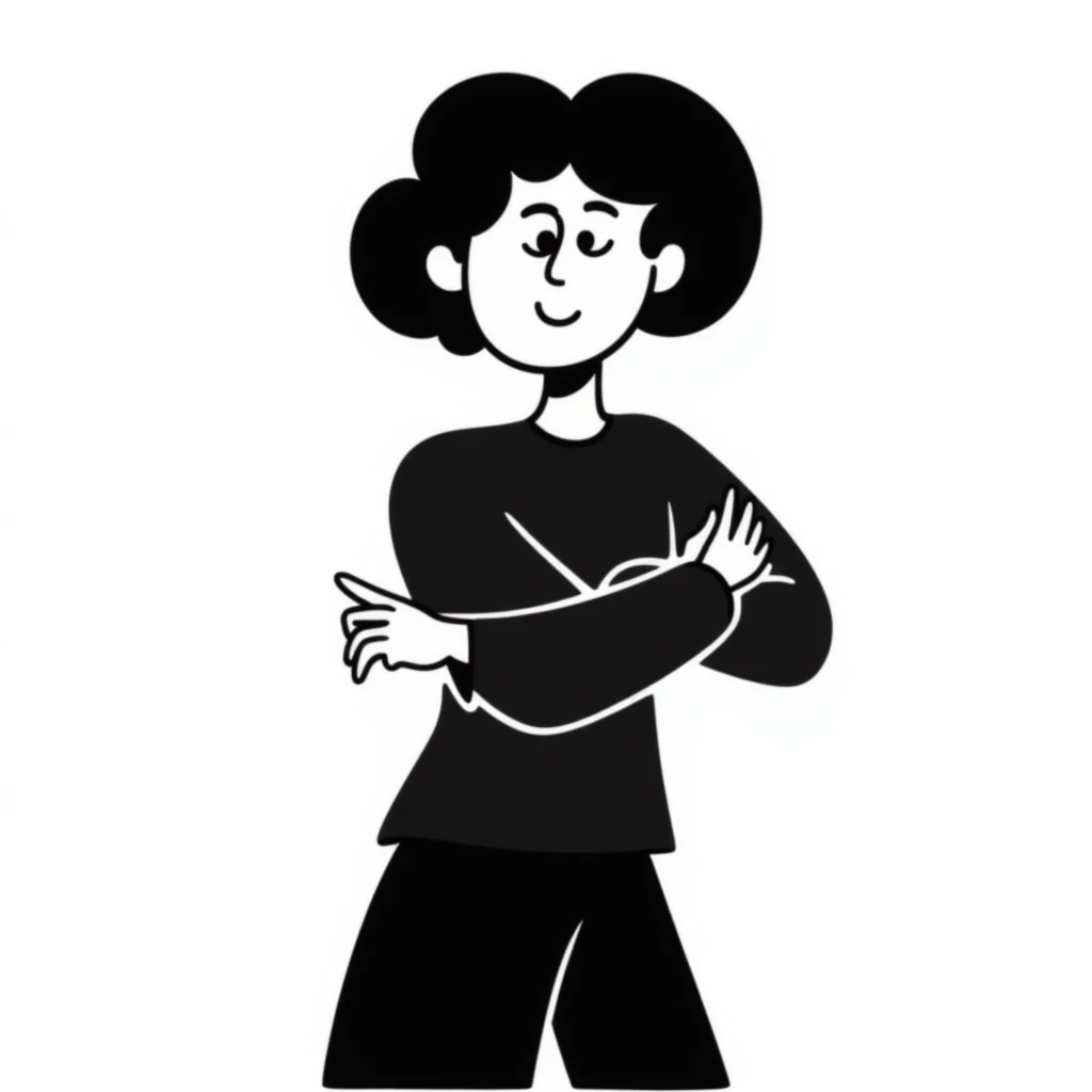 a person saying no, expressive gesture emoji
