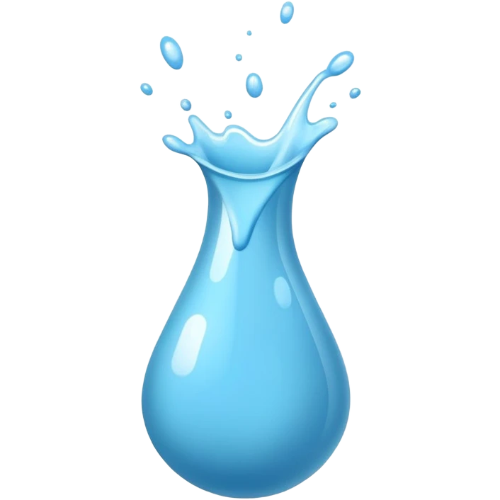 light blue splash of color emoji