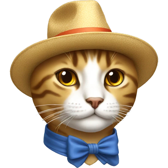 Gato con sombrero emoji