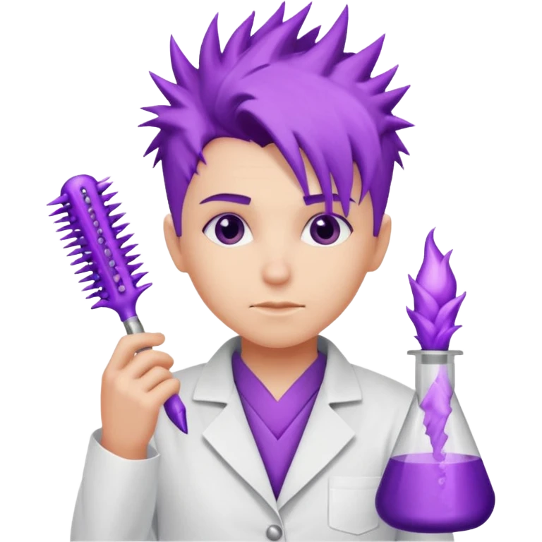 purple mutant hairdresser emoji