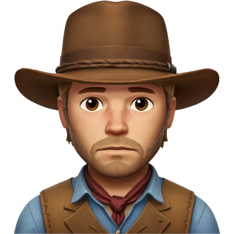 realistyc artur morgan from rdr foto here emoji
