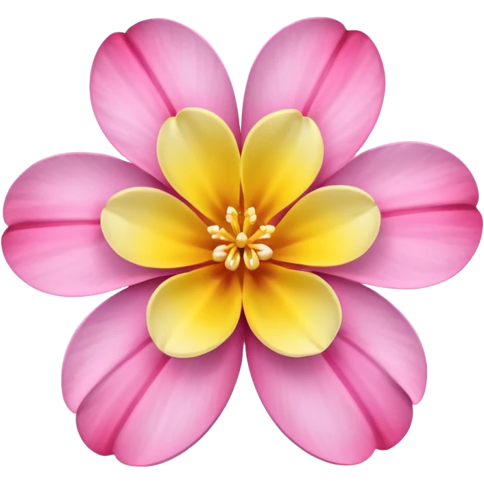 yellow and pink monoi flower emoji