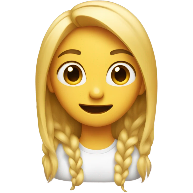 emoji with a smirk while she puts her hair behind her ear😭😭😭 emoji